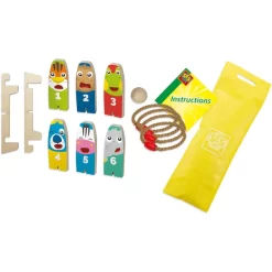 SES Creative SES Creativ E® Kegelen En Ringwerpen -Kinderen Buitenspeelgoed ses creativ e kegelen en ringwerpen a338324 2