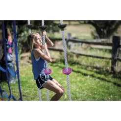 Slackers ® Ninja Rope Klimtouw -Kinderen Buitenspeelgoed slackers ninja rope klimtouw a309341 3