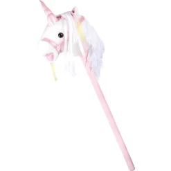 Small Foot ® Hobby Horse "White Unicorn -Kinderen Buitenspeelgoed small foot hobby horse white unicorn a351560 2
