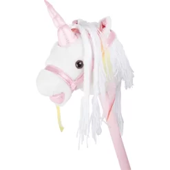 Small Foot ® Hobby Horse "White Unicorn -Kinderen Buitenspeelgoed small foot hobby horse white unicorn a351560 3