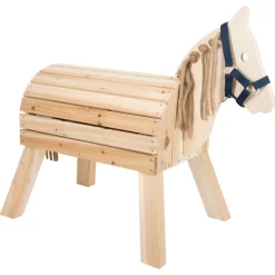 Small Foot ® Houten Paard Compact -Kinderen Buitenspeelgoed small foot houten paard compact a378111 2
