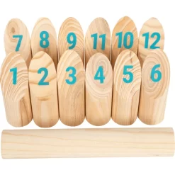 Small Foot ® Vikingspel Kubb Met Getallen " Active -Kinderen Buitenspeelgoed small foot vikingspel kubb met getallen active a409951 2