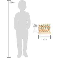 Small Foot ® Vikingspel Kubb Met Getallen " Active -Kinderen Buitenspeelgoed small foot vikingspel kubb met getallen active a409951 4