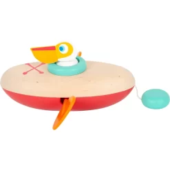 Small Foot ® Waterspeelgoed Opwindbare Kano Pelikaan -Kinderen Buitenspeelgoed small foot waterspeelgoed opwindbare kano pelikaan a304601 1