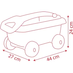 Smoby Cars Handkar Met Sand Emmerset 7 Smoby Cars Handkar Met Sand Emmerset -Kinderen Buitenspeelgoed smoby cars handkar met sand emmerset a342314 2