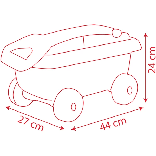 Smoby Cars Handkar Met Sand Emmerset 3 Smoby Cars Handkar Met Sand Emmerset - Afbeelding 3