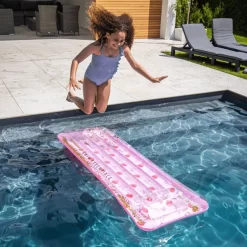 SWIM ESSENTIALS Swim Essential S Luxe Waterbed Roze Met Polka Dots -Kinderen Buitenspeelgoed swim essential s luxe waterbed roze met polka dots a359725 3
