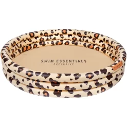 SWIM ESSENTIALS Swim Essential S Opblaasbaar Zwembad Beige Panter Print Ø 150 Cm