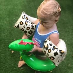 SWIM ESSENTIALS Swim Essential S Opblaasbare Split Ring Dinosaurus 55 Cm -Kinderen Buitenspeelgoed swim essential s opblaasbare split ring dinosaurus 55 cm a359640 2