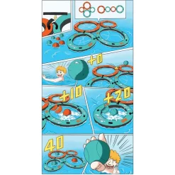 XTREM Speelgoed En Sport - SUMMER GAMES 3 In 1 Pool Ring Toss Set -Kinderen Buitenspeelgoed xtrem speelgoed en sport summer games 3 in 1 pool ring toss set a337917 2