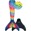 XTREM Toys And Sports - FIN FUN Zeemeermin Mermaidens Original Maat L, Rainbow Reef